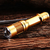 M8053 Adjustable Focus 5-Mode 1xCree XP-E R2 Rechargeable LED Flashlights(1x18650, 800LM, Gold)