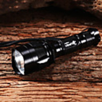 M8062 5-Mode 1xCree XM-L2 T6 Rechargeable LED Flashlights(1x18650, 1800LM, Black)