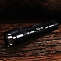 M8075 5-Mode 1xCree XM-L2 T6 LED Flashlights(1x18650, 1800LM, Black)