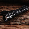 M8076 Adjustable Focus 5-Mode 1xCree XM-L2 T6 LED Flashlights(1x18650, 1800LM, Black)