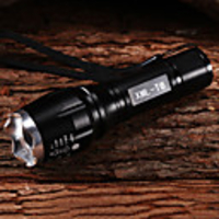 M8079 5-Mode 1xCree XM-L2 T6 LED Flashlights(1x18650, 1800LM, Black)