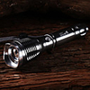 M8090 Adjustable Focus 5-Mode 1xCree XM-L2 T6 Rechargeable LED Flashlights(1x18650, 1800LM, Silver)