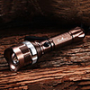 M8092 Adjustable Focus 3-Mode 1xCree XM-L2 T6 Rechargeable LED Flashlights(1x18650, 1800LM, Copper)