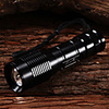 M8101 Adjustable Focus 5-Mode 1xCree XM-L2 T6 LED Flashlights(1x26650, 1800LM, Black)