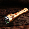 M8102 3-Mode 1xCree XP-E R2 Rechargeable LED Flashlights(1x14500, 800LM, Gold)