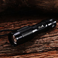 M8111 Adjustable Focus 5-Mode 1xCree XM-L2 T6 LED Flashlights(1x18650, 1800LM, Black)
