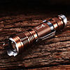 M8115 Adjustable Focus 5-Mode 1xCree XM-L2 T6 LED Flashlights(1x18650, 1800LM, Copper)