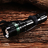 M8119 Adjustable Focus 3-Mode 1xCree XP-E R2 LED Flashlights(1x18650, 800LM, Black)