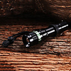 M8120 Adjustable Focus 3-Mode 1xCree XP-E R2 LED Flashlights(1x18650, 800LM, Black)
