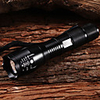 M8122 Adjustable Focus 5-Mode 1xCree XM-L2 T6 LED Flashlights(1x18650, 1800LM, Black)