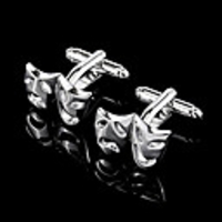 Mask Shaped Cufflinks