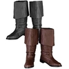 Medieval Renaissance Shoes Knee High Boots Flat Jazz Boots Flapper Girl Men