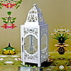 Mediterranean Floral Style Lantern