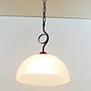 Mini Design Pendant, 1 Light, Concise White Painting Glass