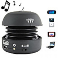 Mini Portable Sphere Speaker (Black)
