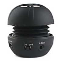 Mini Portable Sphere Speaker (MicroSD Reader,  Assorted Colors)