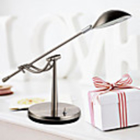 Minimalist Modern Led Table Light Metal Swing Arm Design
