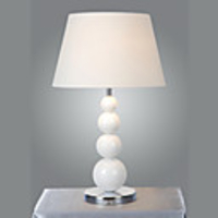 Minimalist Table Lamps Artistic Fabric Shade Painted Pure Color Body