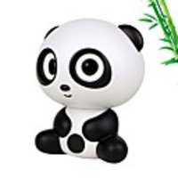 MK-502 Panda Stereo Speaker for MP3 Player iPod USB Nano Panda Stereo Speaker-Black