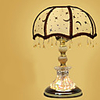 Modena Minimalist Table Lamp Patterned With Stars