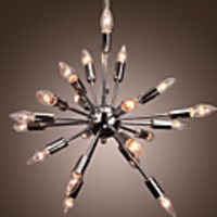 Modern 20 - Light Pendant Lights in Radial Feature