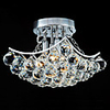 Modern 4 - Light Flush Mount Lights with Crystal Drops