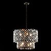 Modern 8 - Light Pendant Lights with Crystal Drops