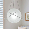 Modern Artistic 1 Light Pendant In Globe Shade