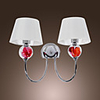 Modern Artistic 2 Light Wall Light In Vase Design