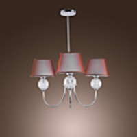 Modern Artistic 3 Light Chandelier In Glass Ball Design