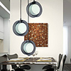 Modern Artistic 3 Lights Pendant In Planet Shape