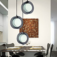 Modern Artistic 3 Lights Pendant In Planet Shape