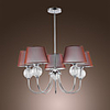 Modern Artistic 5 Light Chandelier In Glass Ball Design