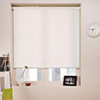 Modern Beige Solid Roller Shade