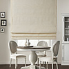 Modern Beige Solid Roman Shade