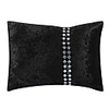 Modern Black Bling Velvet Decorative Pillow Cover