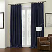 Modern Blue Energy Saving Curtain Panel