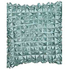 Modern Blue Geometric Polyester Decorative Pillow Cover