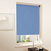 Modern Blue Solid Roller Shade
