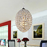 Modern Brilliant 3 Light Pendant In Ellipsoidal Design (220V-240V)