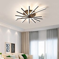 Modern Ceiling Light 3/5/7-Light Dimmable with Remote Contral Flush Mount Ceiling Lamp Acrylic Lampshade Chandelier Bedroom Living Room Flower Shape Light Lightinthebox
