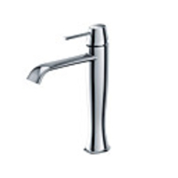 Modern Centerset Bathroom Sink Faucet (Tall) - Chrome Finish