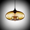 Modern Characteristic 1 Light Pendant With Transparent Shade