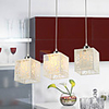 Modern Chic 3 Light Pendant With Acrylic Shade