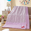 Modern Cotton Quilt Dots Floral Pink
