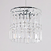 Modern Crystal 1 Light Pendant with Column Shape