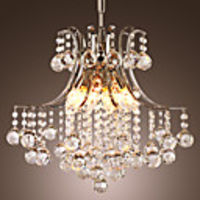 Modern Crystal Chandelier with 6 Lights