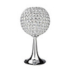 Modern crystal K9 Ball shape Table lamp Silver