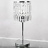 Modern Crystal Macrame Table Lamp