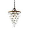 Modern Crystal Pendant Lights with 4 Lights Cone Design
